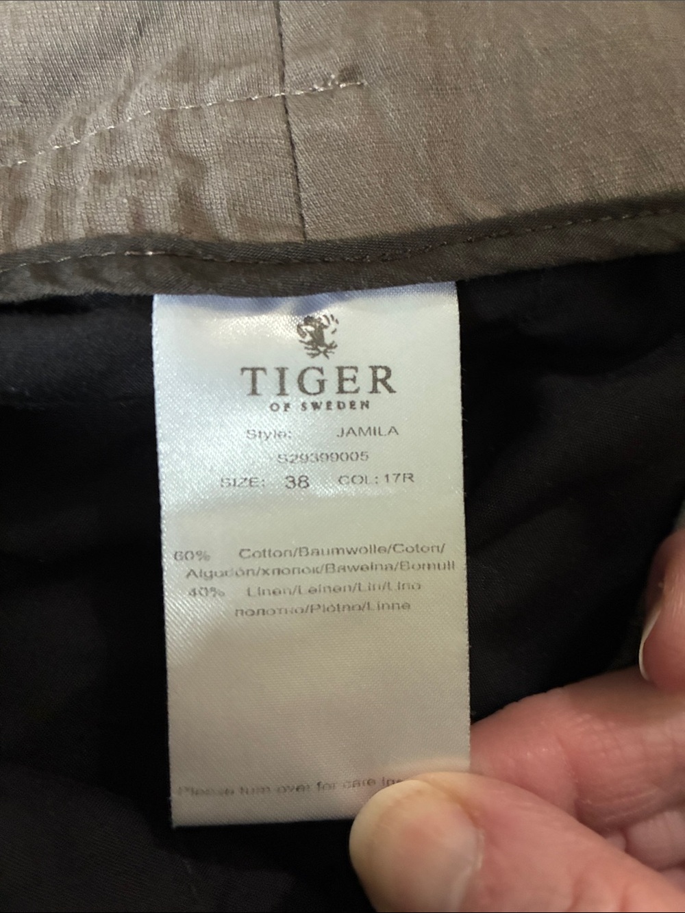 Tiger of Sweden Women's Brown High Waist Cotton Linen Shorts Size 38 - Picture 6 of 11